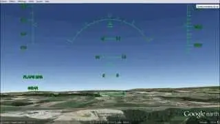 Landing in less than 600meters (F16 - Google Earth Flight Sim)