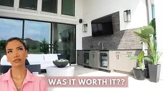 Final Reveal! DIY Backyard & Patio Makeover! (Modern Aesthetic)