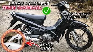 COMEBACK LEPAS ACCiDENT😇LAGENDA 110💨DHAFOUSIX😮‍💨