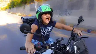 MANU PROVA LA MIA NUOVA MOTO! *è impazzito*