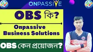 #onpassive  OBS(Onpassive Business Solutions)
