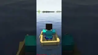 MINECRAFT BUT YOU CONTROL MY BOAT #shorts