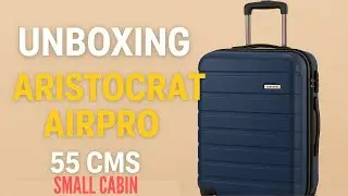 Aristocrat Airpro 55 cm Cabin Luggage Unboxing | Best Small Travel Bag Review 🔥✈️