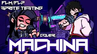 FNF VS Cassette girl - Machina But Max Kitsuyame sing it Cover (Sprite Testing V1)