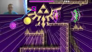 БАТЯ ПОМЕШАЛ СЫНУ Пройти THE GOLDEN ДЕМОНА В GEOMETRY DASH