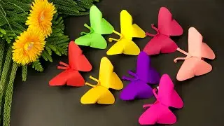 Easy Origami Butterfly In Only 2 Minutes | Easy Paper Butterfly