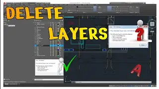 How to Delete  Layers in AutoCAD even if Layer cannot be deleted in a Minute, 