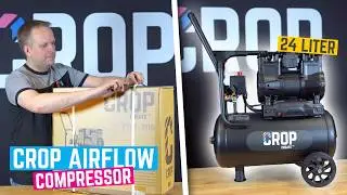 CROP Airflow LITE 24L Olievrije Compressor | Unboxing & Eerste Indruk