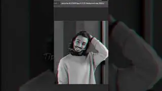 simpleway to make glitch effect in photoshop #photoshop #shorts