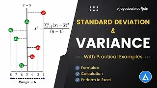 Variance With Example | Standard Deviation and Variance Difference | Application of Variance
