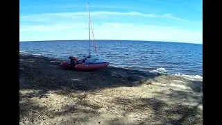 Сборка парусного катамарана СибКат-16 за 7 минут - таймлапс.