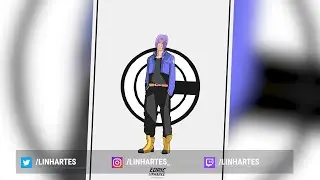 [SPEEDART] Trunks, Dragon Ball  - Clipstudio paint pro (CSP)