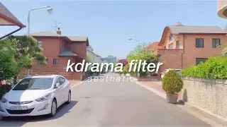 how to edit video like you're inside a kdrama ⛅️ | kdrama filter using capcut