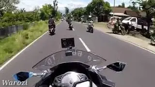 Emosi Ingin Menyalip, Preman Pasar Sok Jagoan Ini Mengalami Kecelakaan Fatal