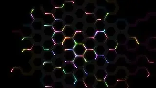 Glowing Neon light particles animation in DAT GUI