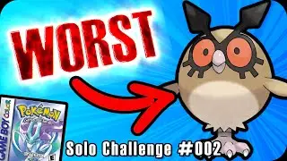 Can the WEAKEST Hoothoot beat Pokemon Crystal?