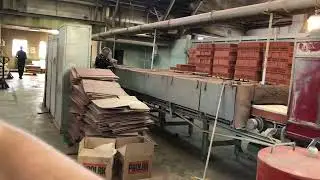 Изготовление кирпича на заводе Альтаир