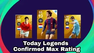 Today Legend Confirmed Max Rating
