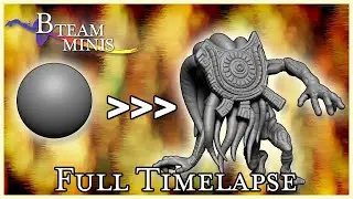Zelda Twilight Princess Shadow Beast Miniature Zbrush Timelapse