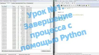 Урок №1. Завершаем процесс с помощью Python
