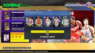 NBA 2K22 MyTEAM Current Domination Game 15 Washington Wizards