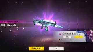 Free Fire La Mejor Skin de Arma Scar Maremoto Skin Epica de Free Fire