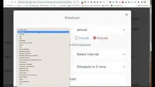 Broadcast Filtering Options
