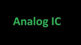 تَخَلَّق   - 2. Analog IC