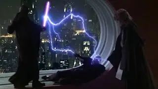 Windu VS Darth Sidious Fixed (Palpatine's real fight speed)