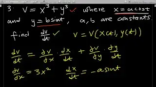 Total derivative and Chain rule of Partial derivatives with examples