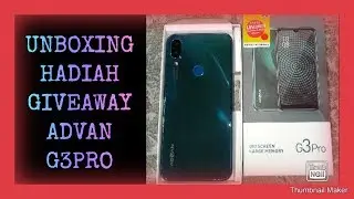 UNBOXING HADIAH GIVEAWAY ADVAN  G3PRO