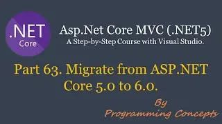 Part 63. Migrate ASP .NET Core MVC Project from .NET 5.0 to .NET 6.0.  | ASPNETCORE Hosting Models |