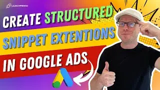 ✨ CREATE Structured Snippet Extensions in Google Ads Fast 🚀