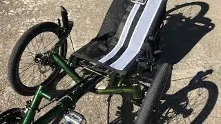 Walk around on Tim's Starburst Lime Catrike Expedition Recumbent Trike
