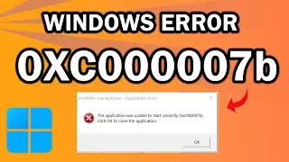 *QUICK FIX | ERROR CODE 0xc000007b ON Windows 11