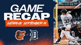 Tigers vs Orioles Highlights | 9/14/24