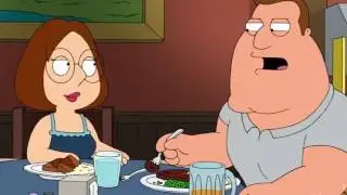 Family Guy   Meg And Joe Having Dinner