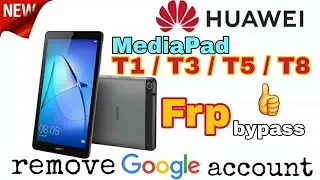 huawei MediaPad T1 T3 T5 T8 BG2-U01 BG2-W09  T1-701 ..... frp  bypass account google remove 👍