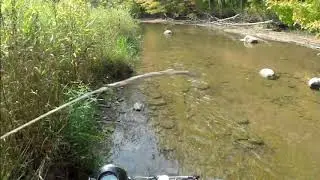 1973 Kawasaki g4tr 100 trail boss creek riding part 2