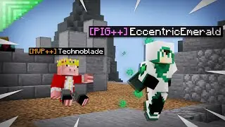 I stole Technoblade's pig rank