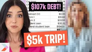 $5,000 Alaska Trip but has $107k in Debt | Millennial Real Life Budget Review