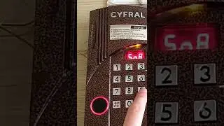 Кастомный CYFRAL CCD-20 #домофон #shorts