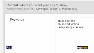 Topic 123 | Google AdWords: In-depth Targeting and YouTube Linking || E-Learning ||