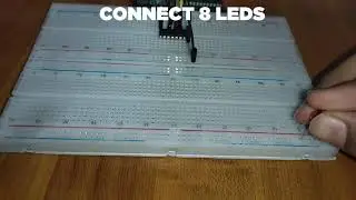 Arduino led chaser using only 3 pins II 74HC595