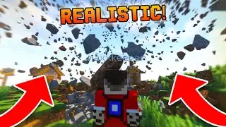 This Minecraft Mod adds Realistic Physics!