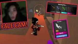 PLAYING THE NEW HALLOWEEN EVENT IN MM2 W/ FACECAM!! (ROBLOX)