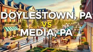 Doylestown PA VS Media PA | Which Town Would YOU Choose?