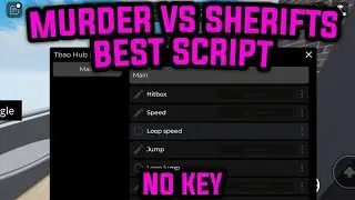 Murder vs Sheriff Best Script Hitbox Hub | Fluxus, Delta, Arceus X