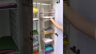 🙃 Складная полка-вешалка в шкаф 👉 Находка на OZON арт➡️ 887959465