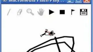 Random Vid! Linerider Stands up strait!